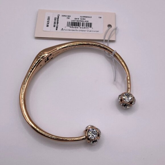 kate spade Jewelry - Kate Spade Bracelet Lady Marmalade Open Cuff Rose Gold Sparkle Shine NEW Jewelry